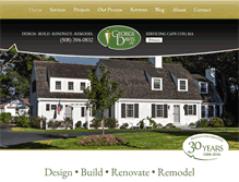 Tablet Screenshot of georgedavisbuilders.com